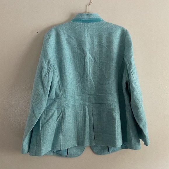 Talbots Aqua Blue Blazer - Picture 10 of 11